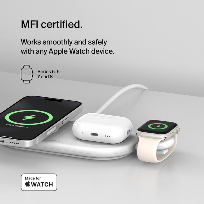 BELKIN APPLE WATCH USB C BOOST CHARGE PRO PORTABLE WHITE WIZ022GIWH-B1 thumbnail 21