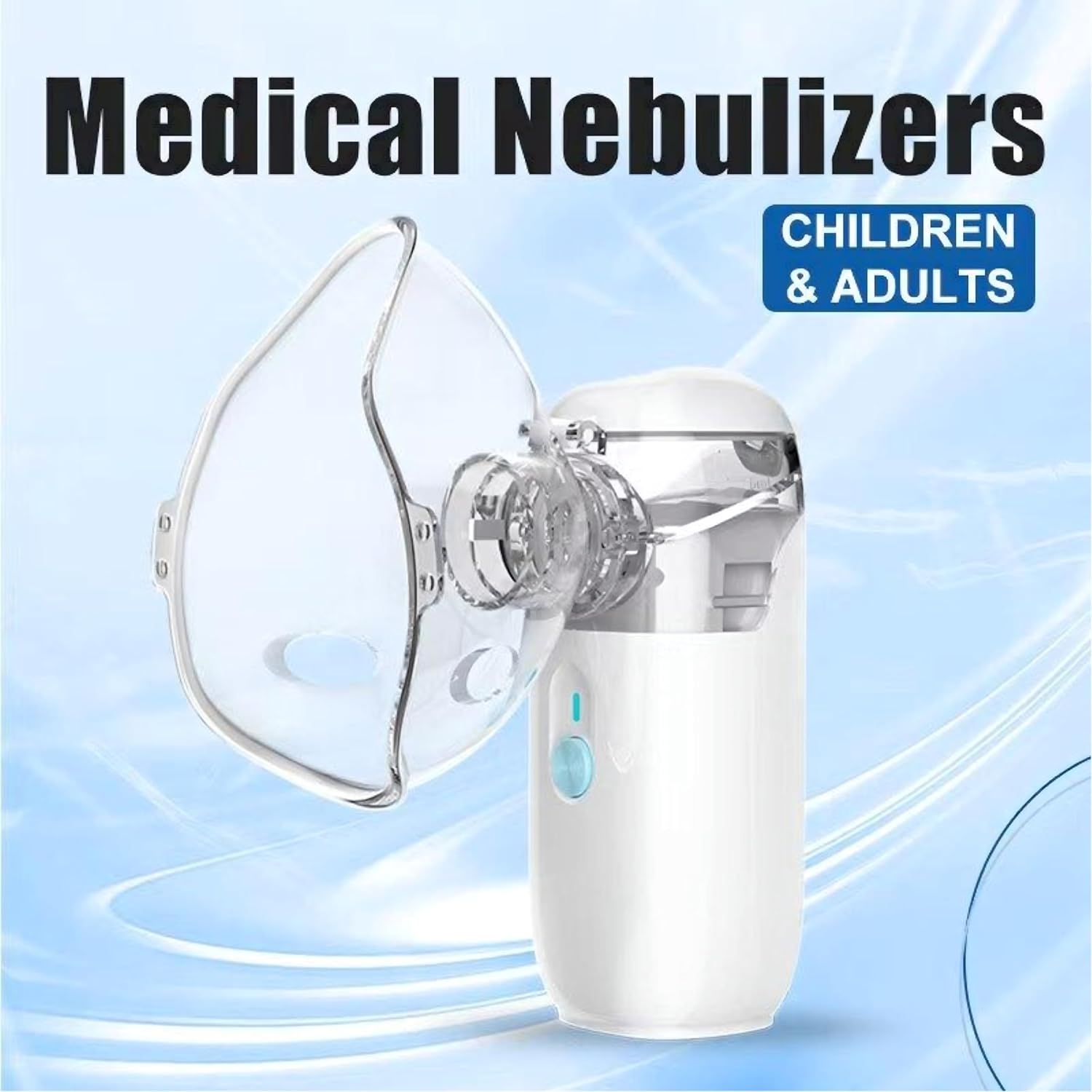 PORTABLE ULTRASONIC MESH NEBULIZER WHITE ZH-N3 thumbnail 9