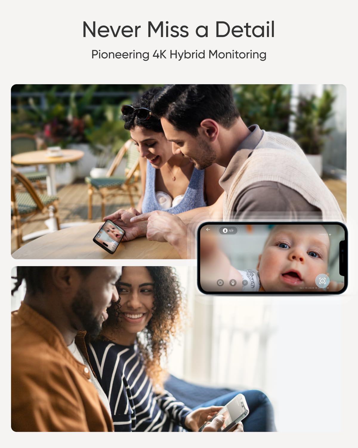 EUFY CAM E21 BABY MONITOR WHITE E8354221 thumbnail 8