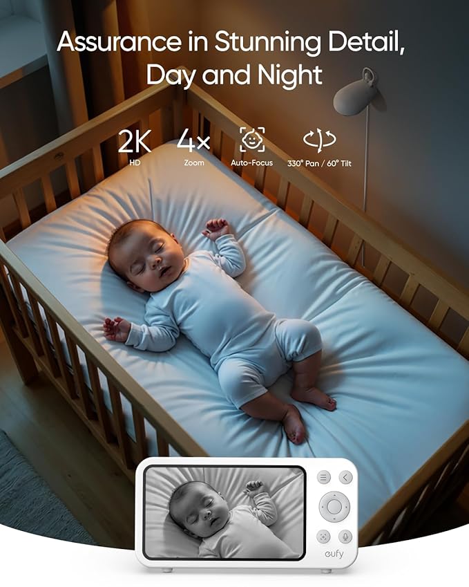 EUFY CAM E20 BABY MONITOR WHITE E8352221 thumbnail 8