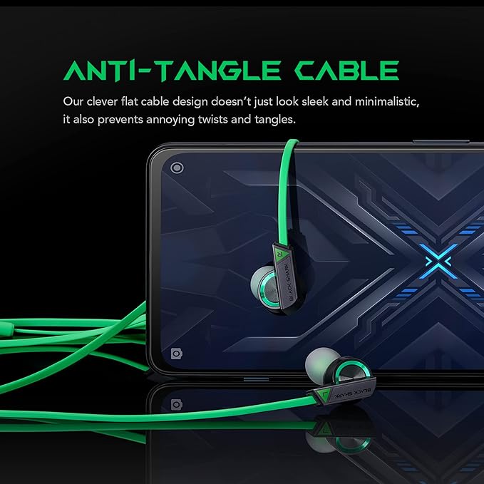 BLACK SHARK 3.5MM EARPHONE PRO GREEN BE10 thumbnail 10