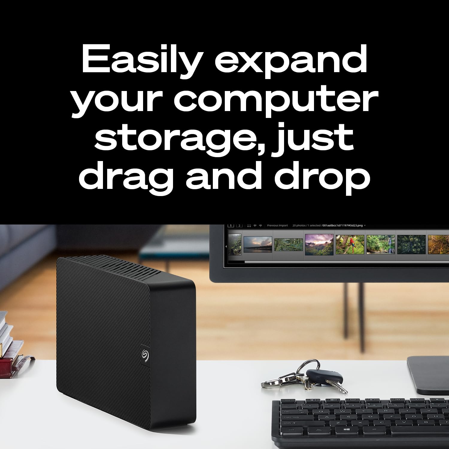 SEAGATE 28TB EXPANSION DESKTOP USB 3.0 EXTERNAL HARD DRIVE STKP28000400 thumbnail 11