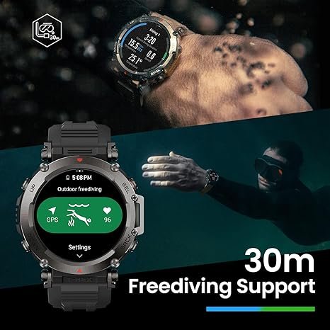 Amazfit T-Rex Ultra Smart Watch (A2142) - Rugged Design, Adventure-Ready, Long Battery Life thumbnail 6