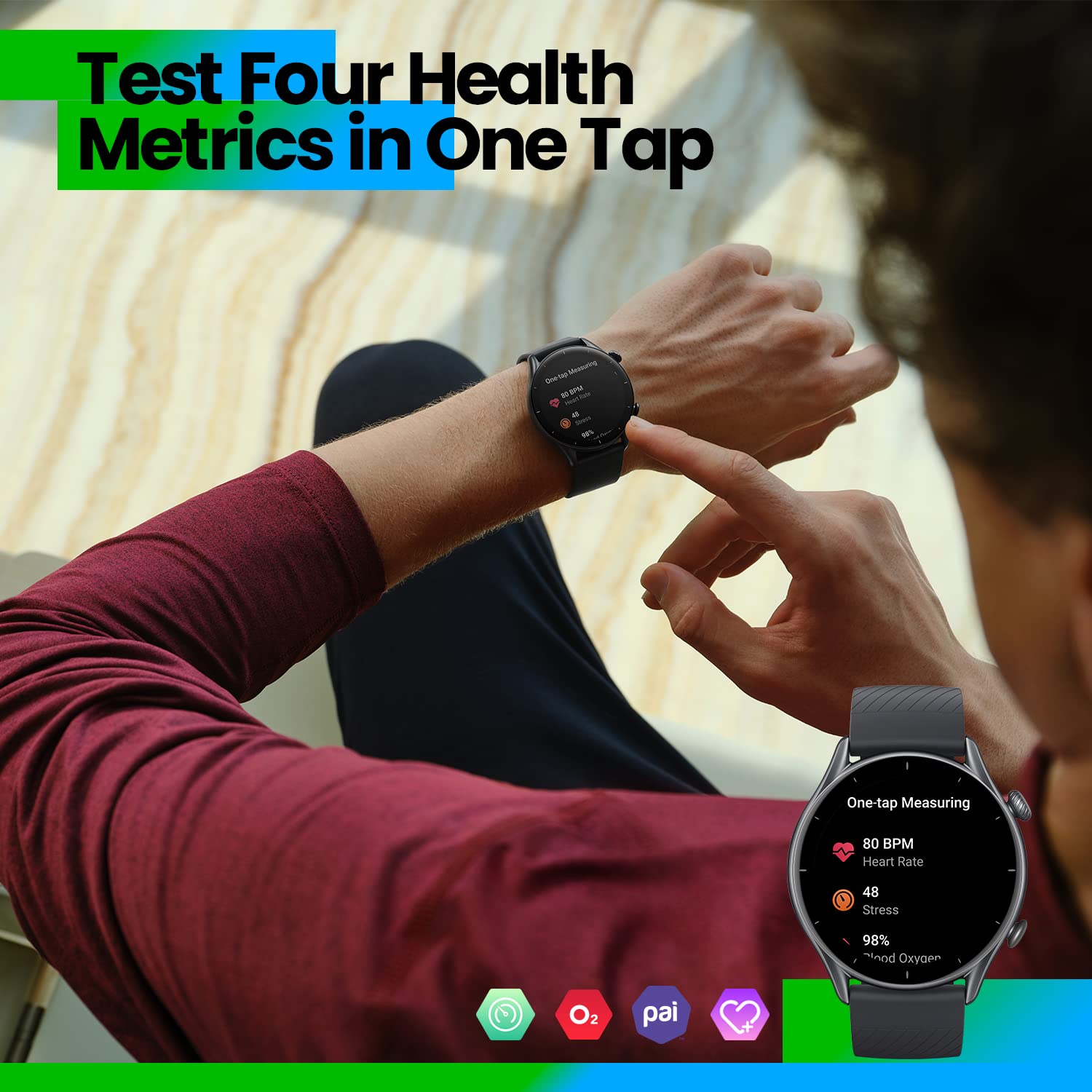 AMAZFIT GTR3 SMART WATCH MOONLIGHT GRAY thumbnail 13