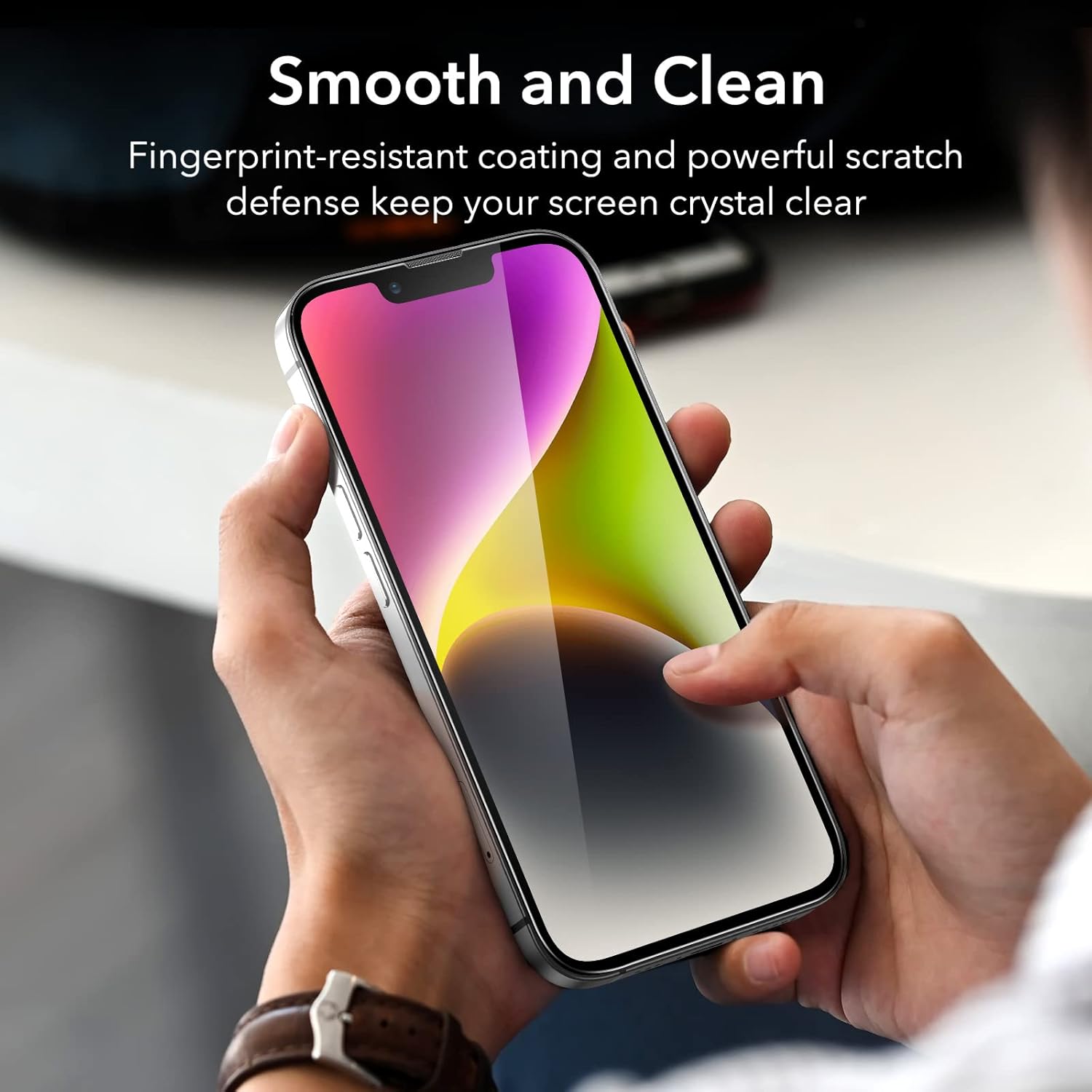 ESR IPHONE 14 PLUS/13 PRO MAX GLASS SCREEN PROTECTOR PRIVACY (2 PACK) thumbnail 13