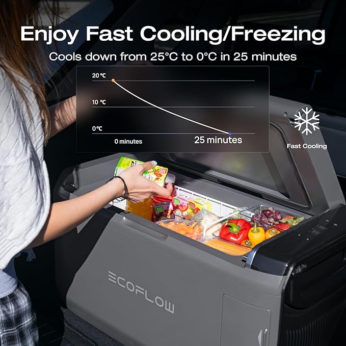 ECOFLOW PORTABLE FRIDGE FREEZER GLACIER CLASSIC 55L EF-GC-H-55 thumbnail 11