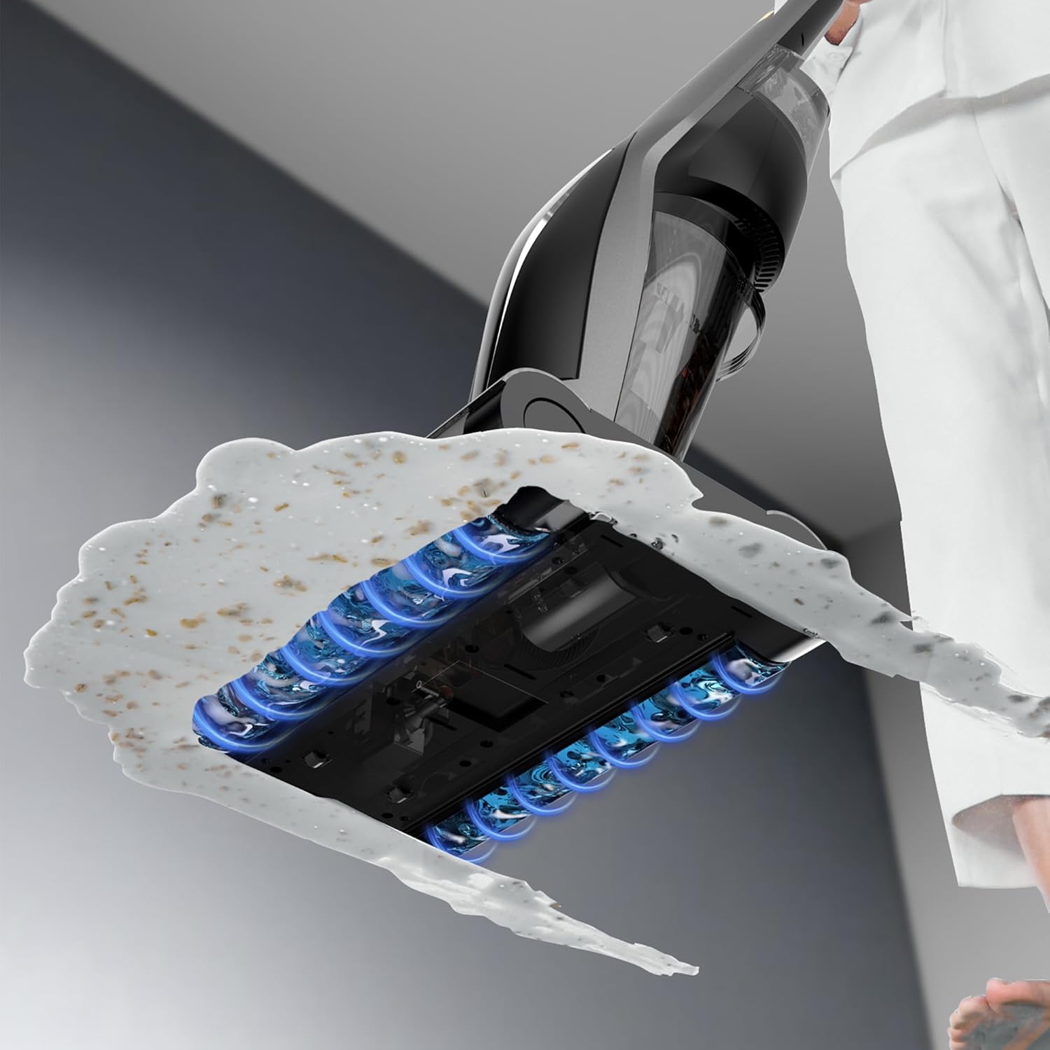DEERMA DOUBLE ROLLER WIRELESS FLOOR CLEANER DEM-VX96W thumbnail 6