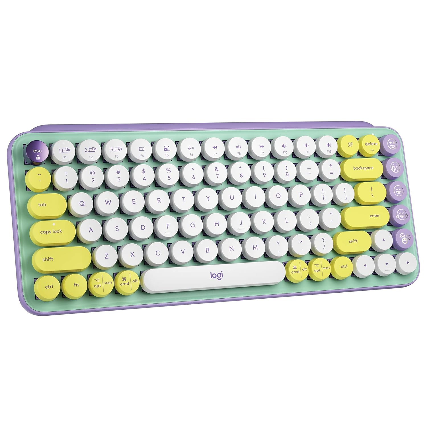 LOGITECH POP WIRELESS MECHANICAL EMOJI KEYBOARD DAY DREAM MINT 920-010817 thumbnail 12