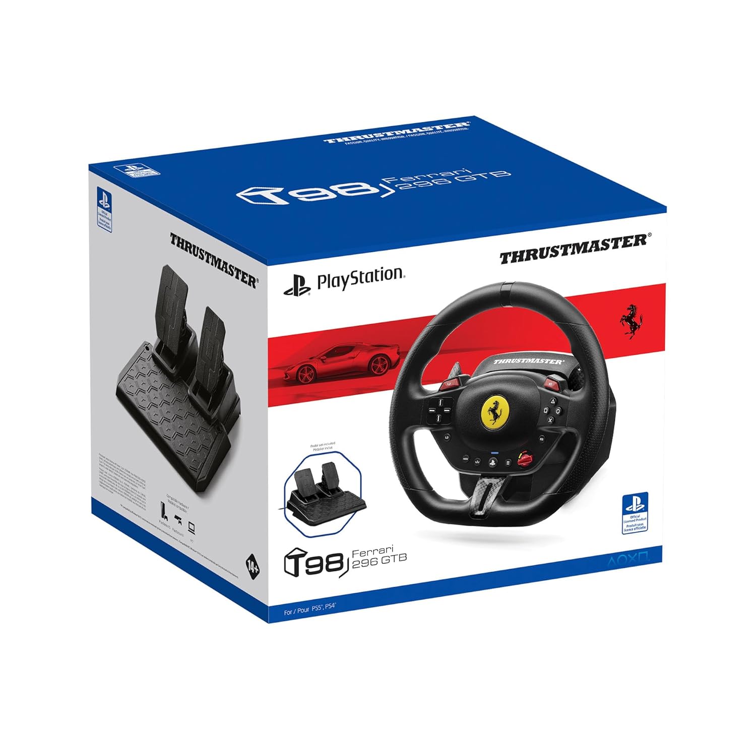 THRUSTMASTER T98 FERRARI 296GTB FOR PS5/PS4 thumbnail 10