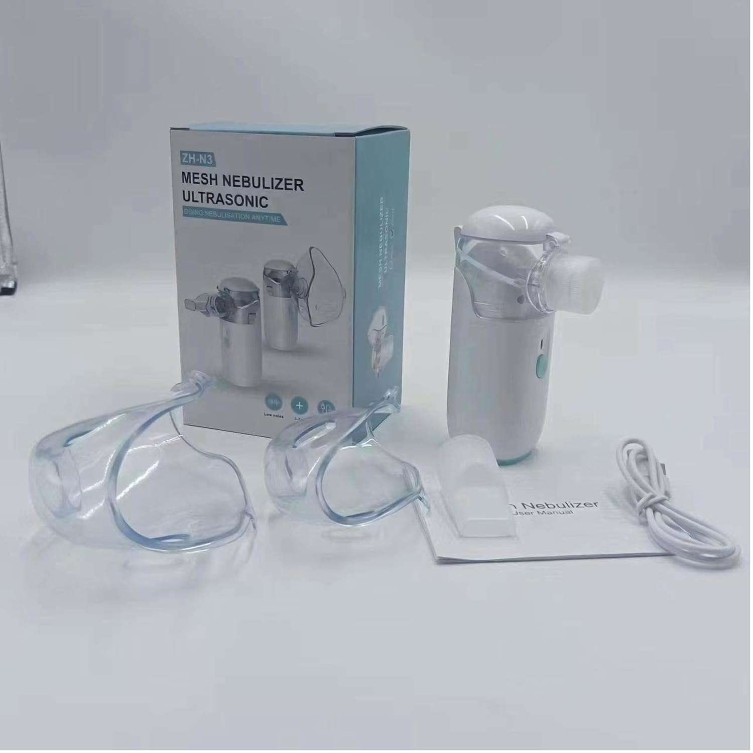 PORTABLE ULTRASONIC MESH NEBULIZER WHITE ZH-N3 thumbnail 15