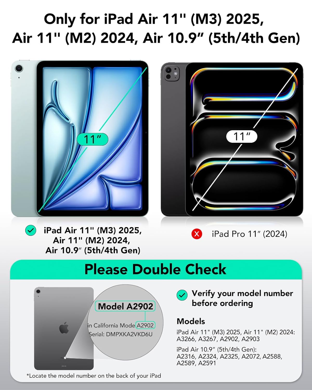 ESR IPAD AIR 4TH GEN (2020) REBOUND PENCIL CASE GREEN thumbnail 10