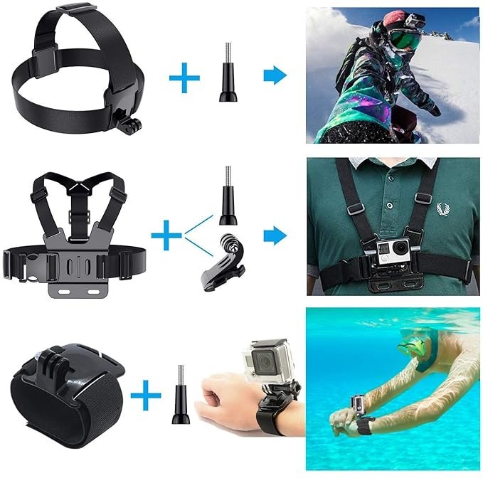 POWERPAK 50 IN 1 GOPRO ACTION CAMERA ACCESSORIES KIT thumbnail 11