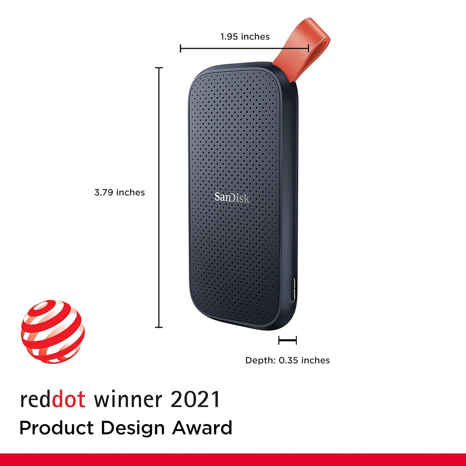 SANDISK PORTABLE SSD 2TB SPEED UP TO 800 MBPS SDSSDE30-2T00-G26 thumbnail 7