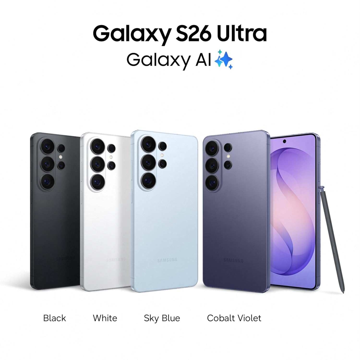 SAMSUNG GALAXY S26 ULTRA 5G 12GB 256GB COBALT VIOLET SM-S948BDS thumbnail 7