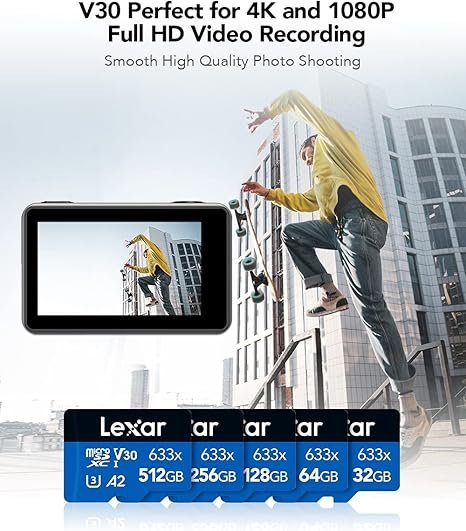 Lexar® High-Performance 633x microSDHC™/microSDXC™ UHS-I Card - Blue Series, Fast and Reliable Storage for Mobile Devices thumbnail 8
