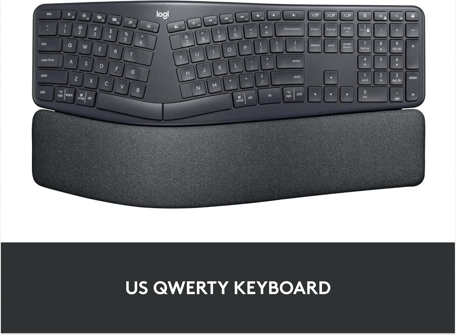 LOGITECH ERGO WIRELESS SPLIT KEYBOARD K860 ENGLISH 920-010359 thumbnail 19