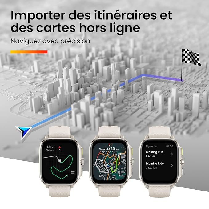Amazfit Cheetah 47mm Smart Watch (Square, A2294) - Winner Champagne, GPS, Fitness Tracking thumbnail 11