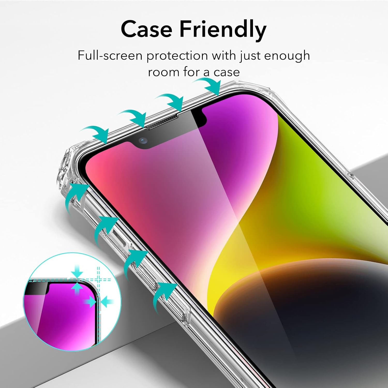 ESR IPHONE 14 PLUS/13 PRO MAX GLASS SCREEN PROTECTOR PRIVACY (2 PACK) thumbnail 17