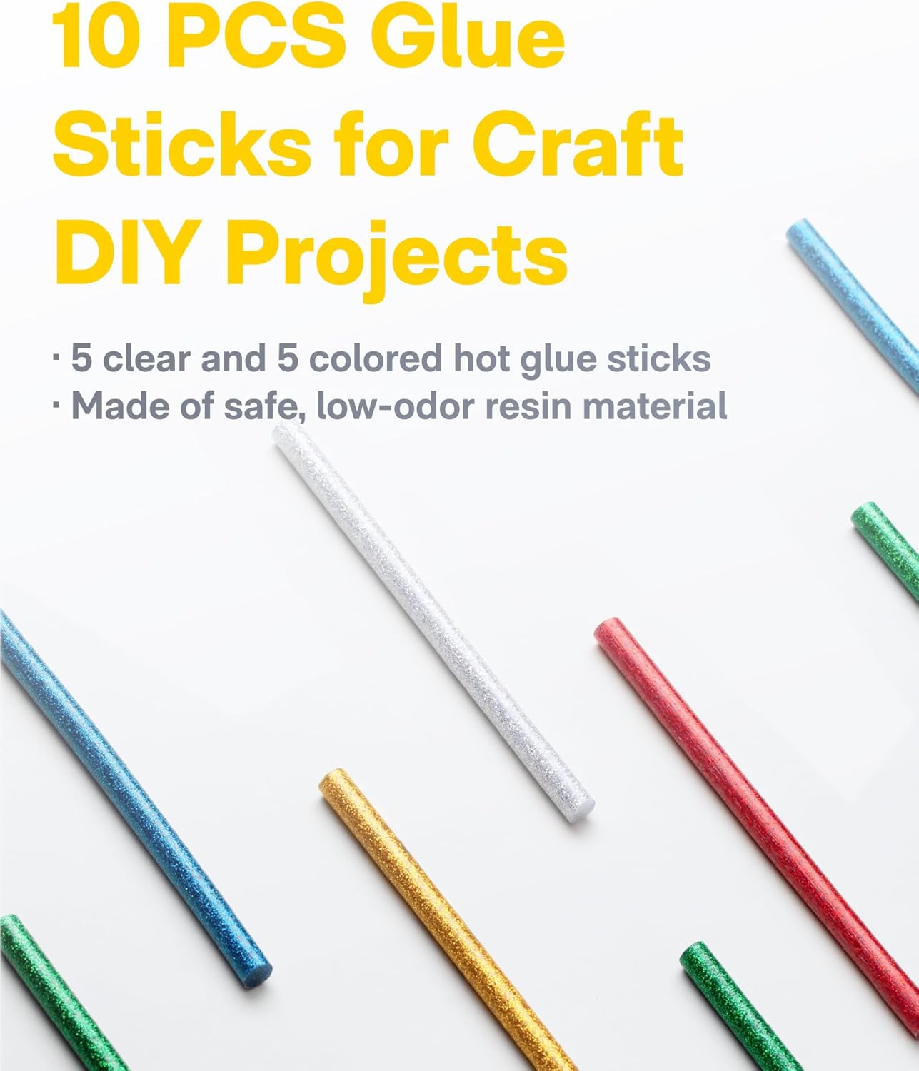 HOTO LITHIUM GLUE GUN WHITE GRAY QWRJQ001 thumbnail 6