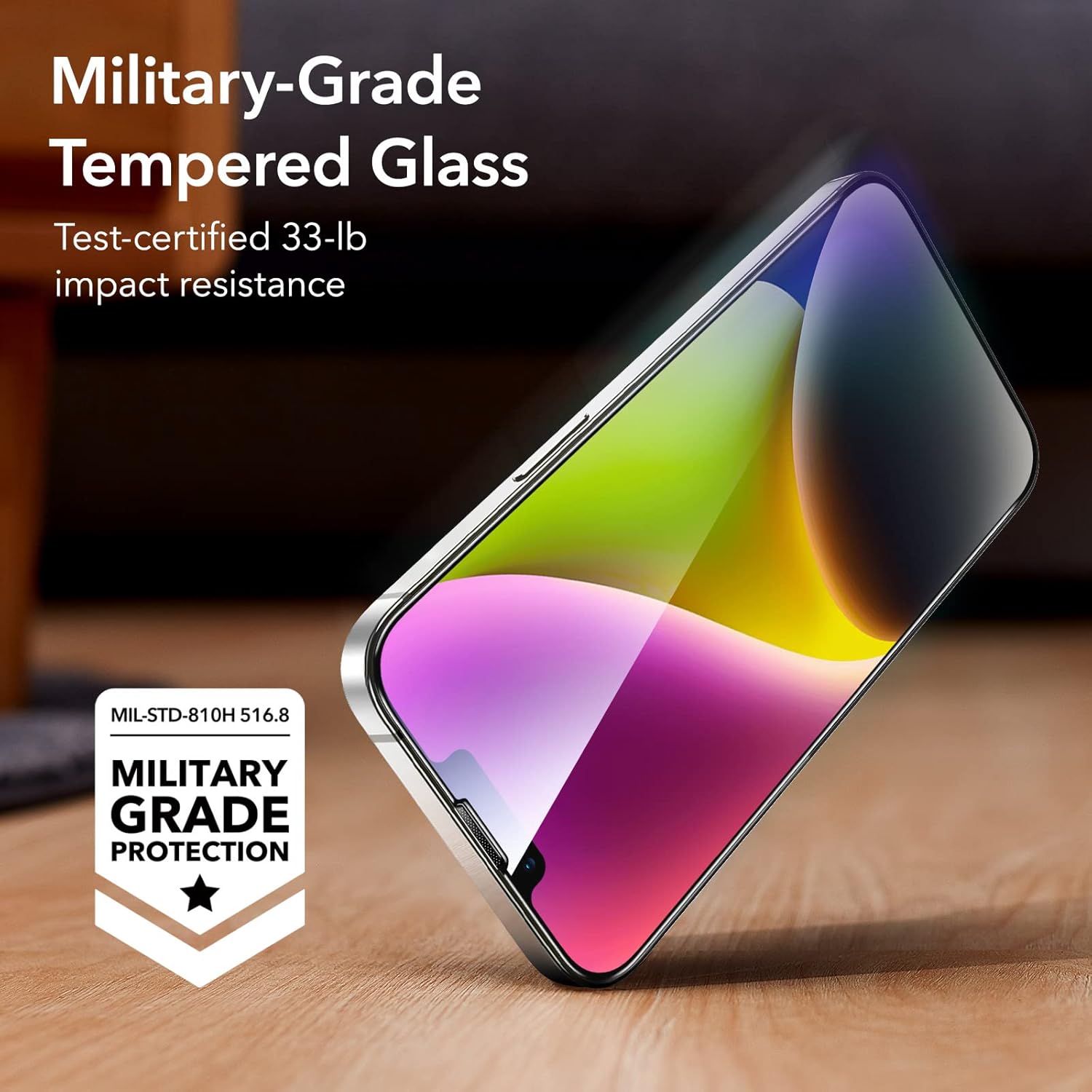 ESR IPHONE 14 PLUS SCREEN SHIELD TEMPERED GLASS SCREEN PROTECTOR ( PACK 1 ) CLEAR thumbnail 10