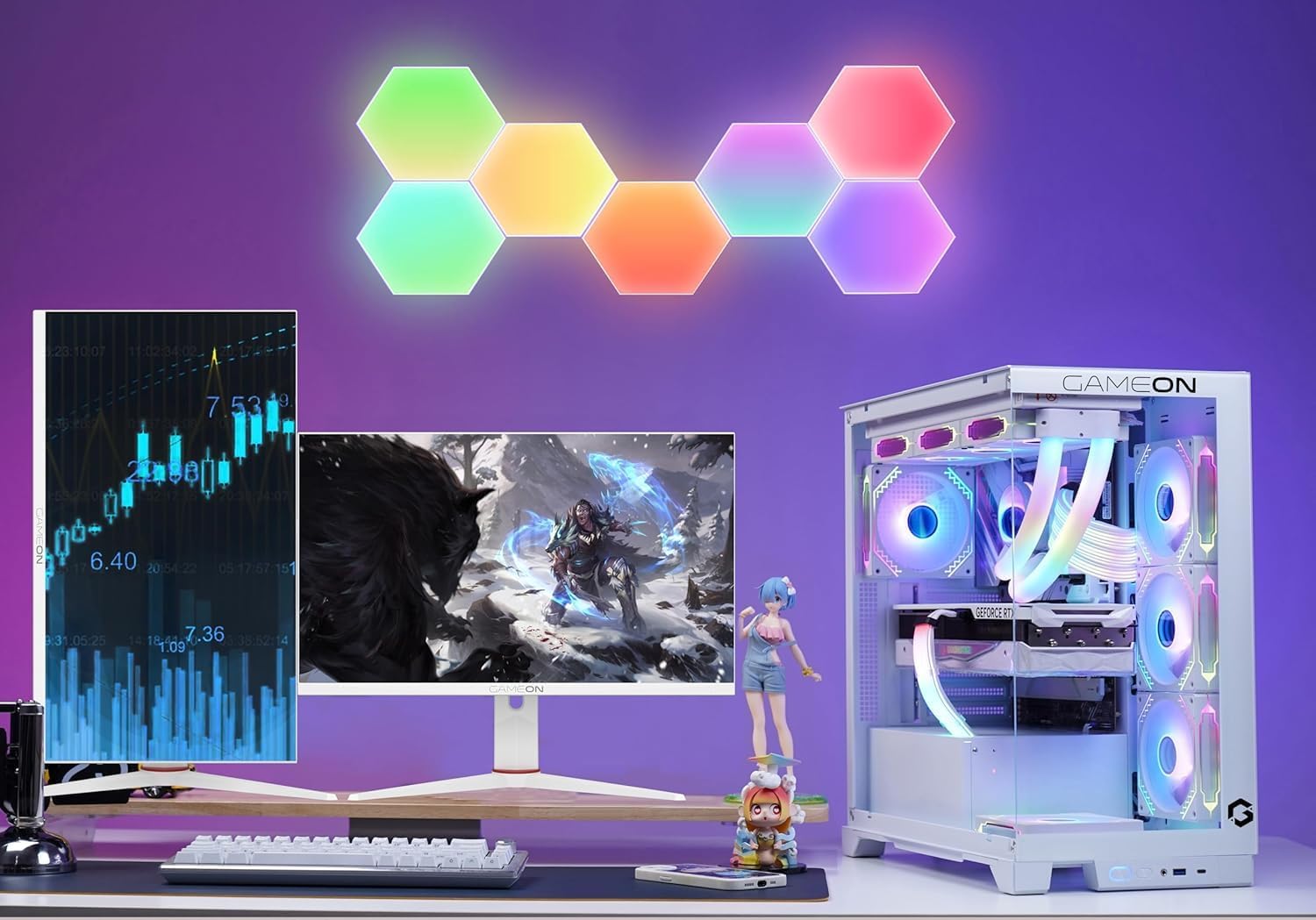 GAMEON 27 INCH ARTIC PRO GAMING MONITOR 180HZ FHD GOA27FHD thumbnail 12