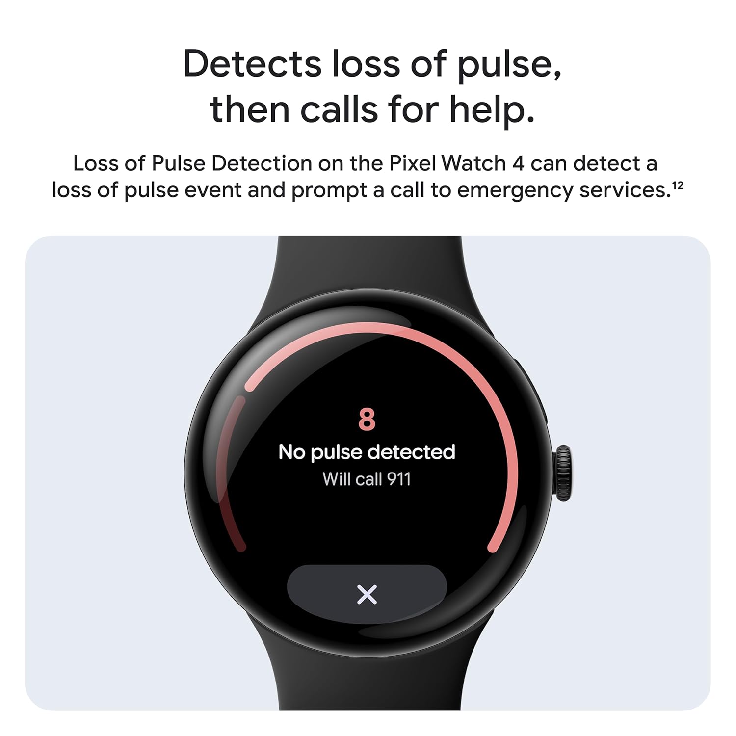GOOGLE PIXEL WATCH 4 41MM WIFI WITH MATTE BLACK ALUMINUM CASE OBSIDIAN ACTIVE BAND thumbnail 16