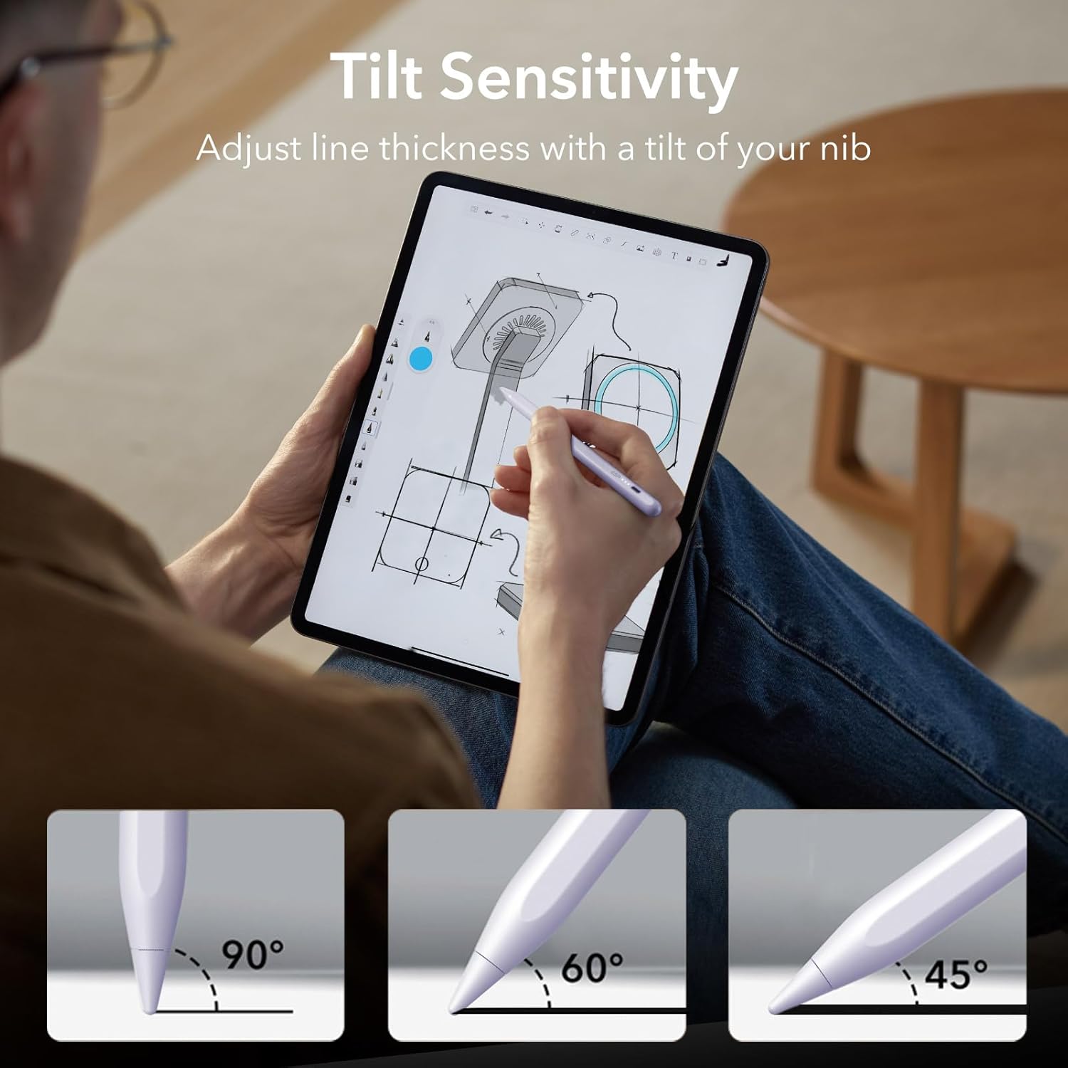 ESR DIGITAL STYLUS PENCIL WHITE thumbnail 13