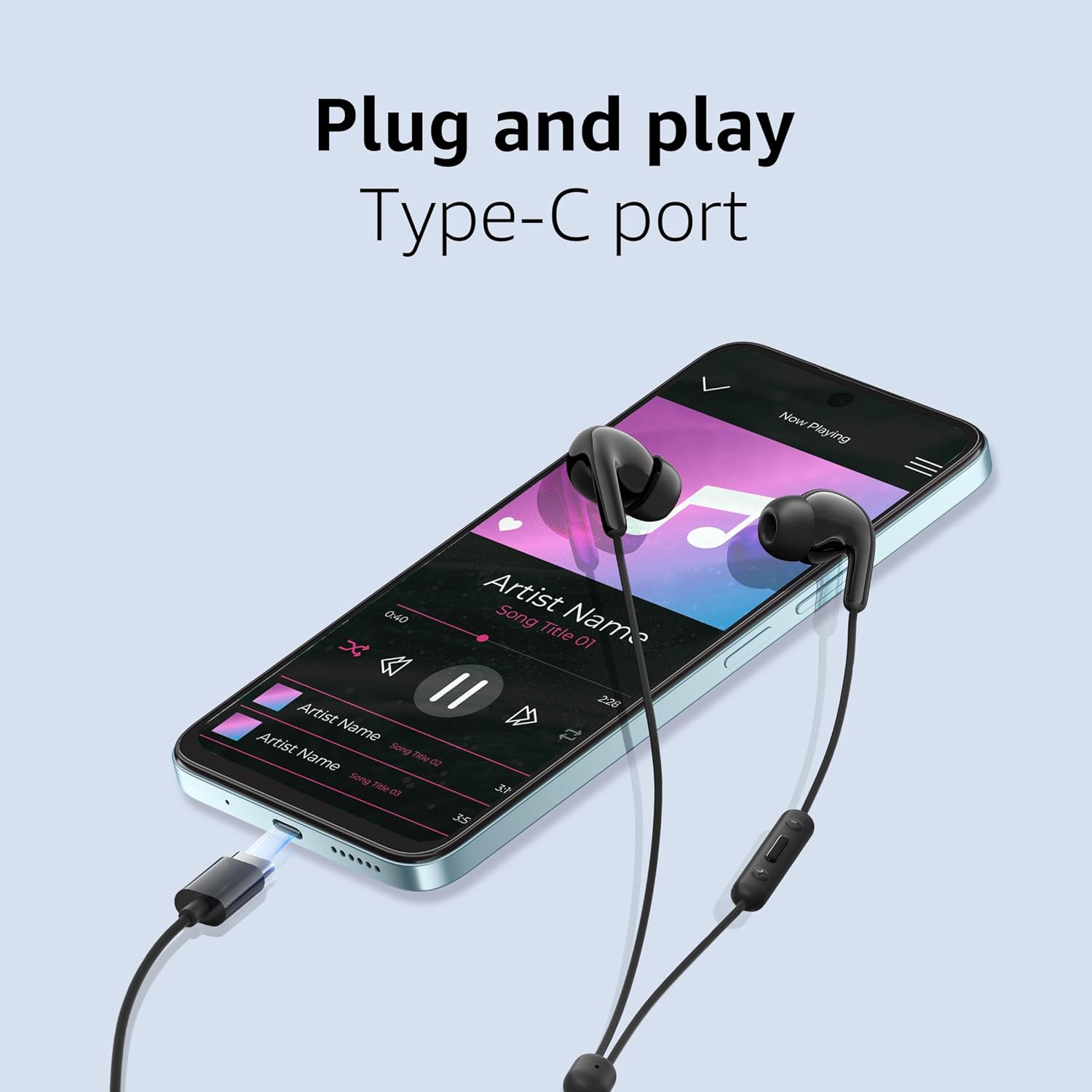 MI XIAOMI TYPE C EARPHONES BLACK M2413E1 thumbnail 11