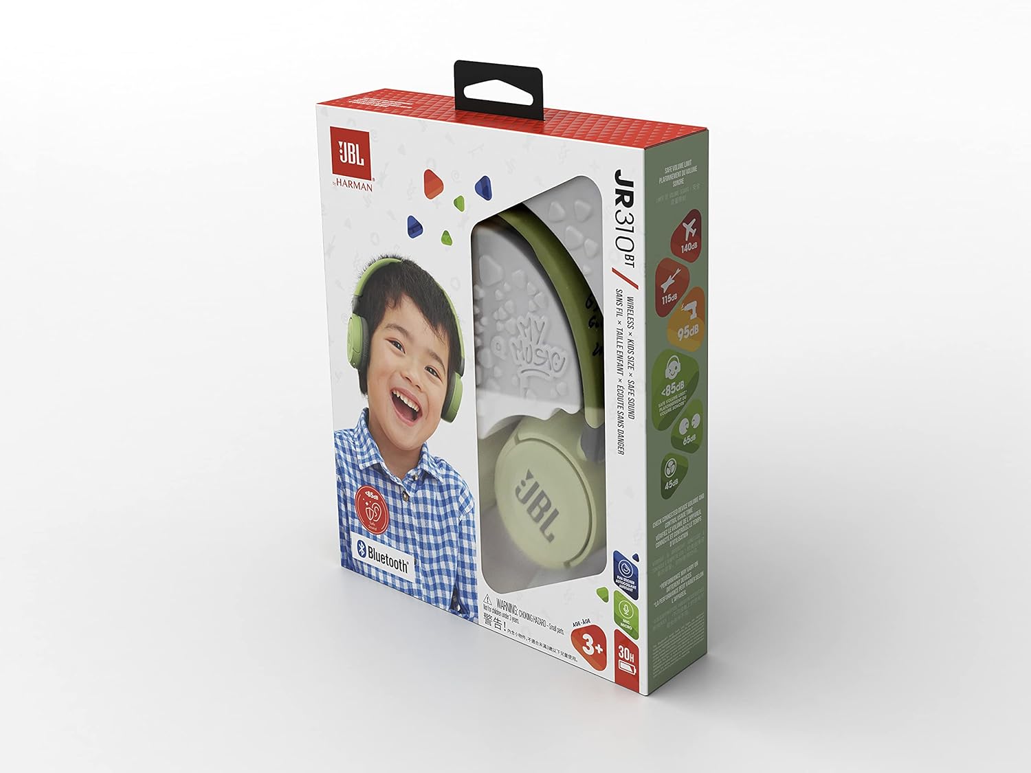 JBL BLUETOOH HEADPHONE JR310 GREEN thumbnail 13