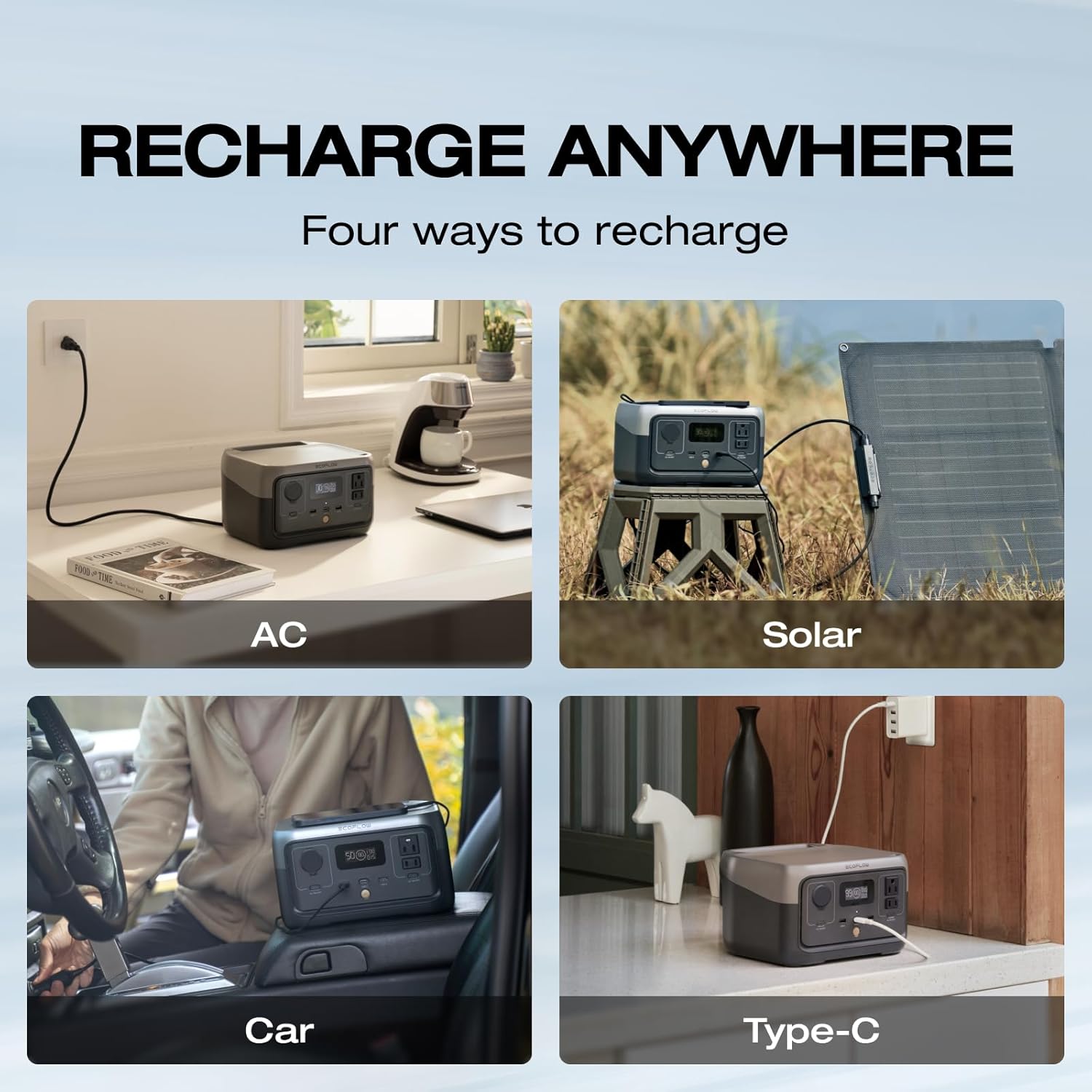ECOFLOW RIVER 2 PORTABLE POWER STATION 256WH EFR600 thumbnail 15