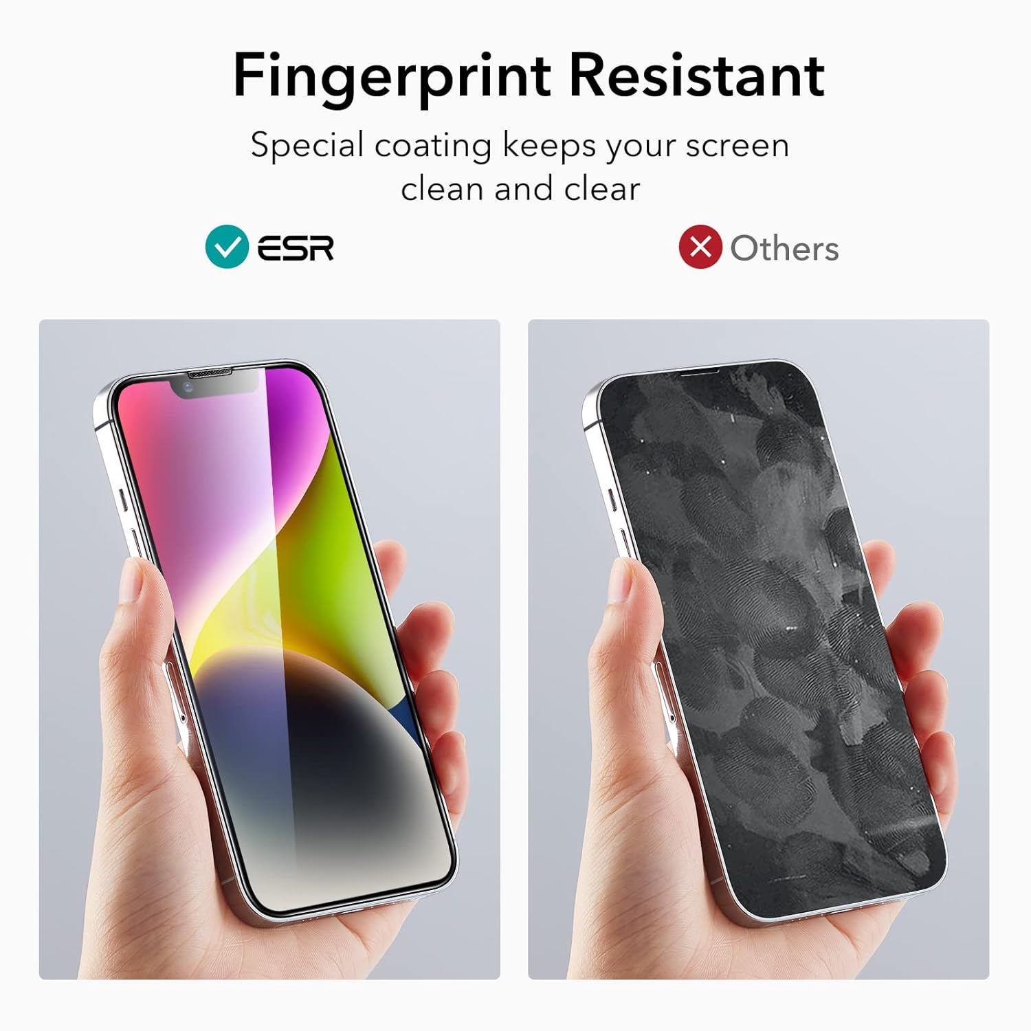 ESR IPHONE 14 PLUS SCREEN SHIELD TEMPERED GLASS SCREEN PROTECTOR ( PACK 1 ) CLEAR thumbnail 14