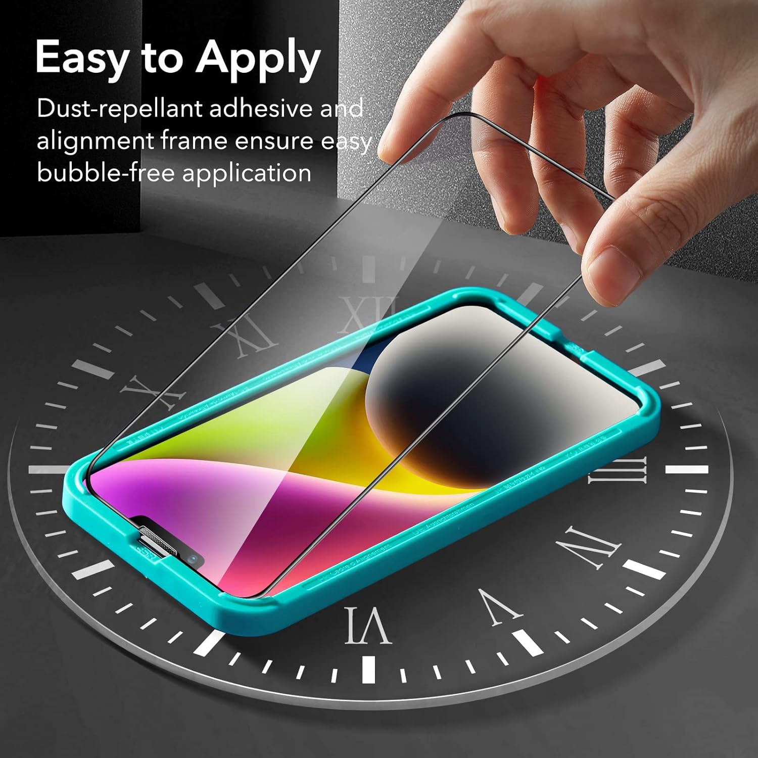 ESR IPHONE 14 PLUS/13 PRO MAX GLASS SCREEN PROTECTOR PRIVACY (2 PACK) thumbnail 14