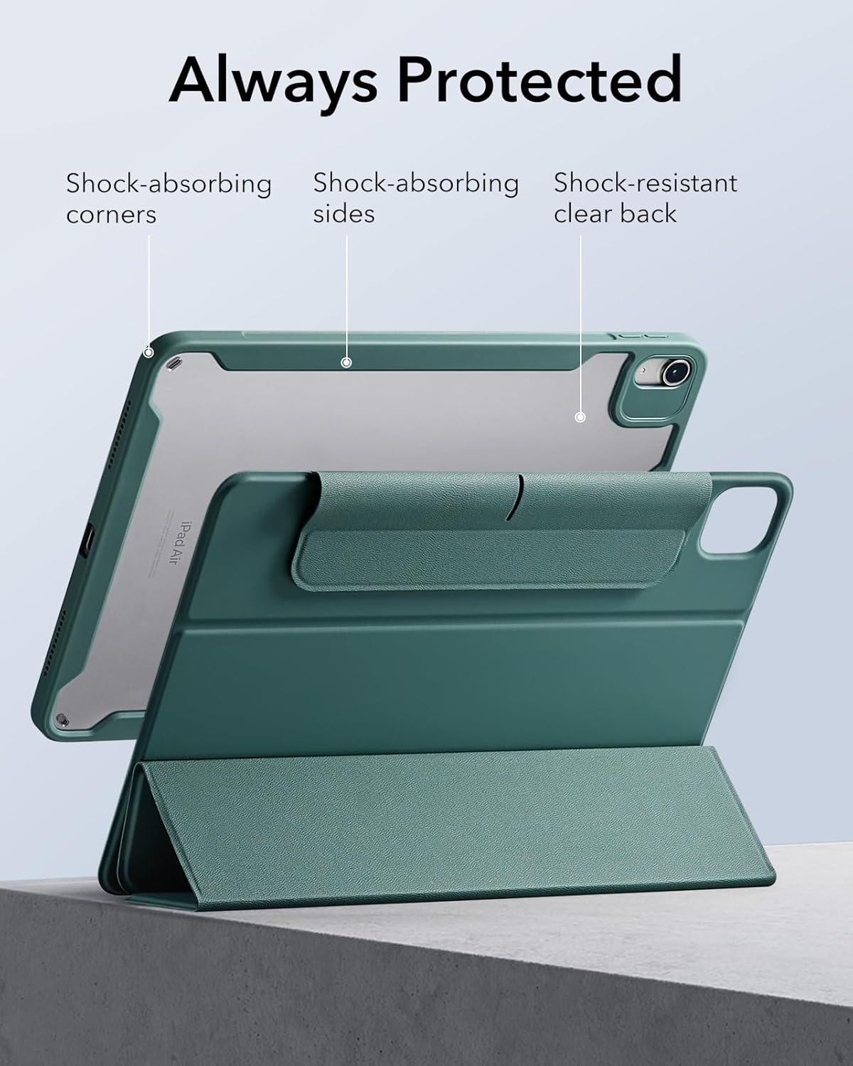 ESR IPAD AIR 4TH GEN (2020) REBOUND PENCIL CASE GREEN thumbnail 15