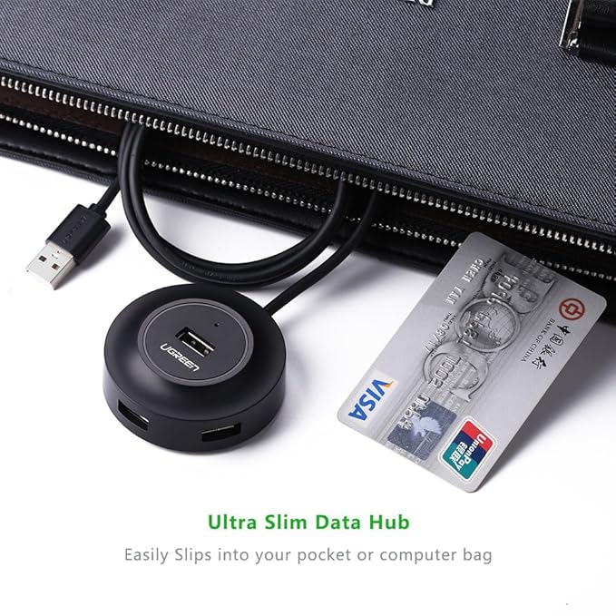 UGREEN USB 2.0 HUB 4 PORTS 1M BLACK 20277 thumbnail 12