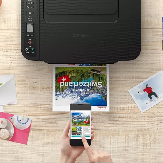 CANON PIXMA ALL IN ONE WIRELESS COLOUR INKJET PHOTO PRINTER BLACK TS3640 thumbnail 10