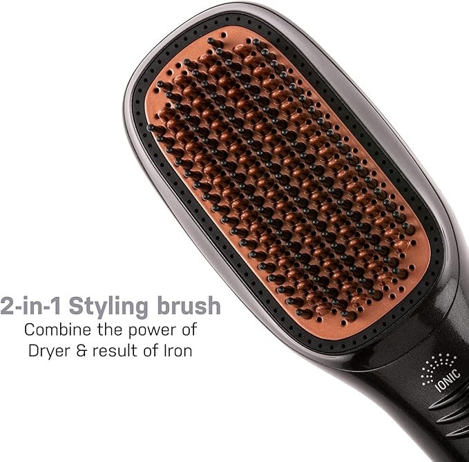 Joy Professional 2-in-1 Styling Brush - Versatile and Efficient Hair Styling Tool thumbnail 3
