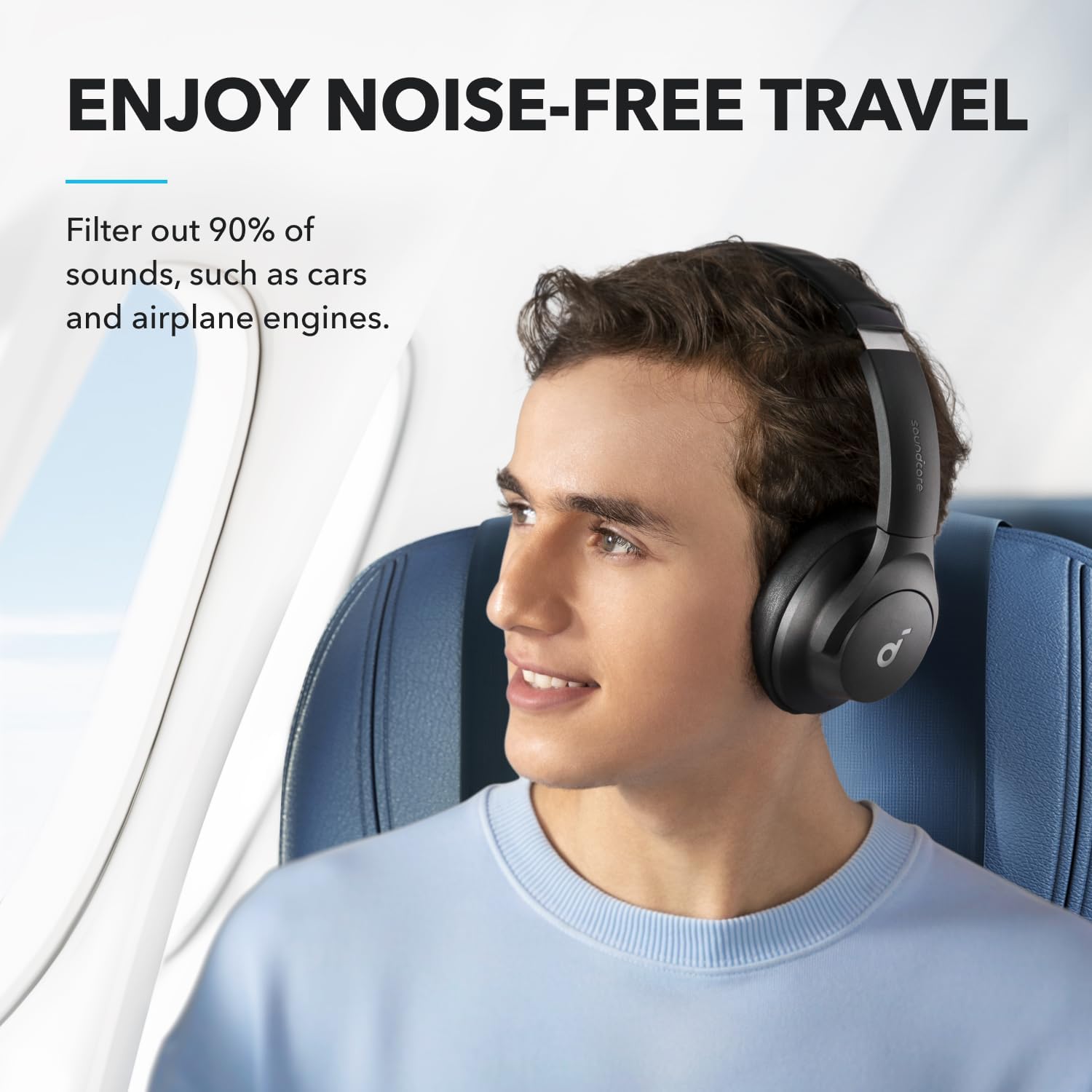 ANKER SOUNDCORE Q20I WIRELESS NOISE CANCELLING HEADPHONE WHITE A3004H22 thumbnail 13