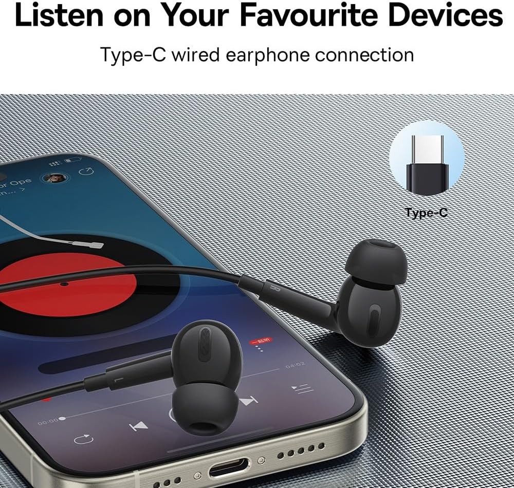 BASEUS ENCOK CZ18 WIRED EARPHONE BLACK thumbnail 9