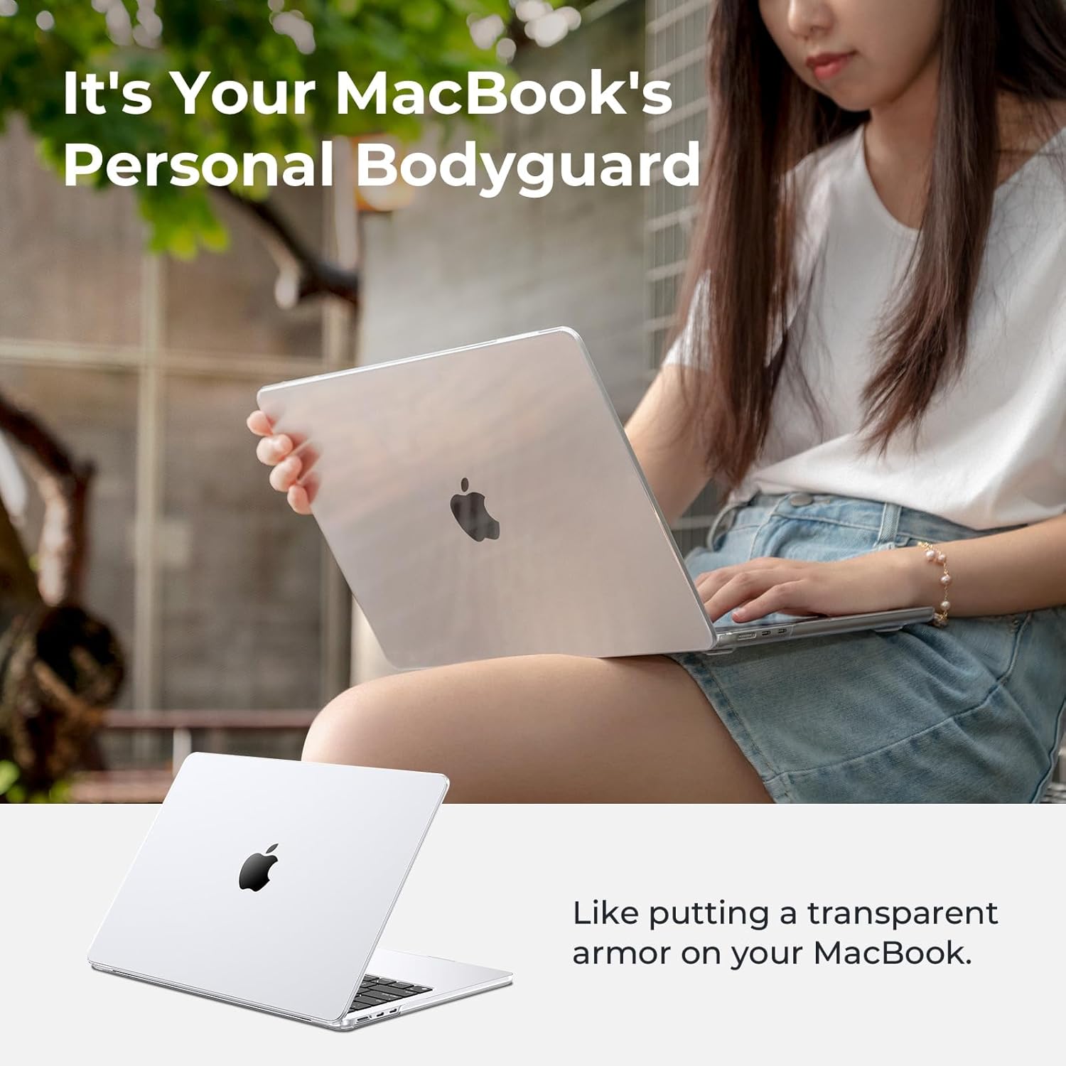 MACBOOK AIR 13 INCH HARDSHELL CASE CLEAR thumbnail 14