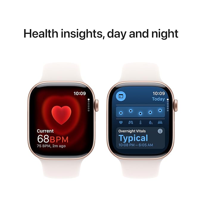 APPLE WATCH SERIES 10 46MM GPS ROSE GOLD ALUMINIUM SPORT BAND M/L MWWU3 thumbnail 8