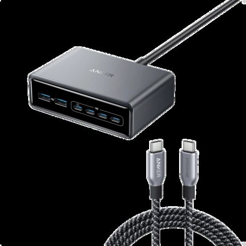 ANKER PRIME USB C TO USB C 240W ULTRA DURABLE FAST CHARGING CABLE 6FT BLACK A88E2012 thumbnail 3