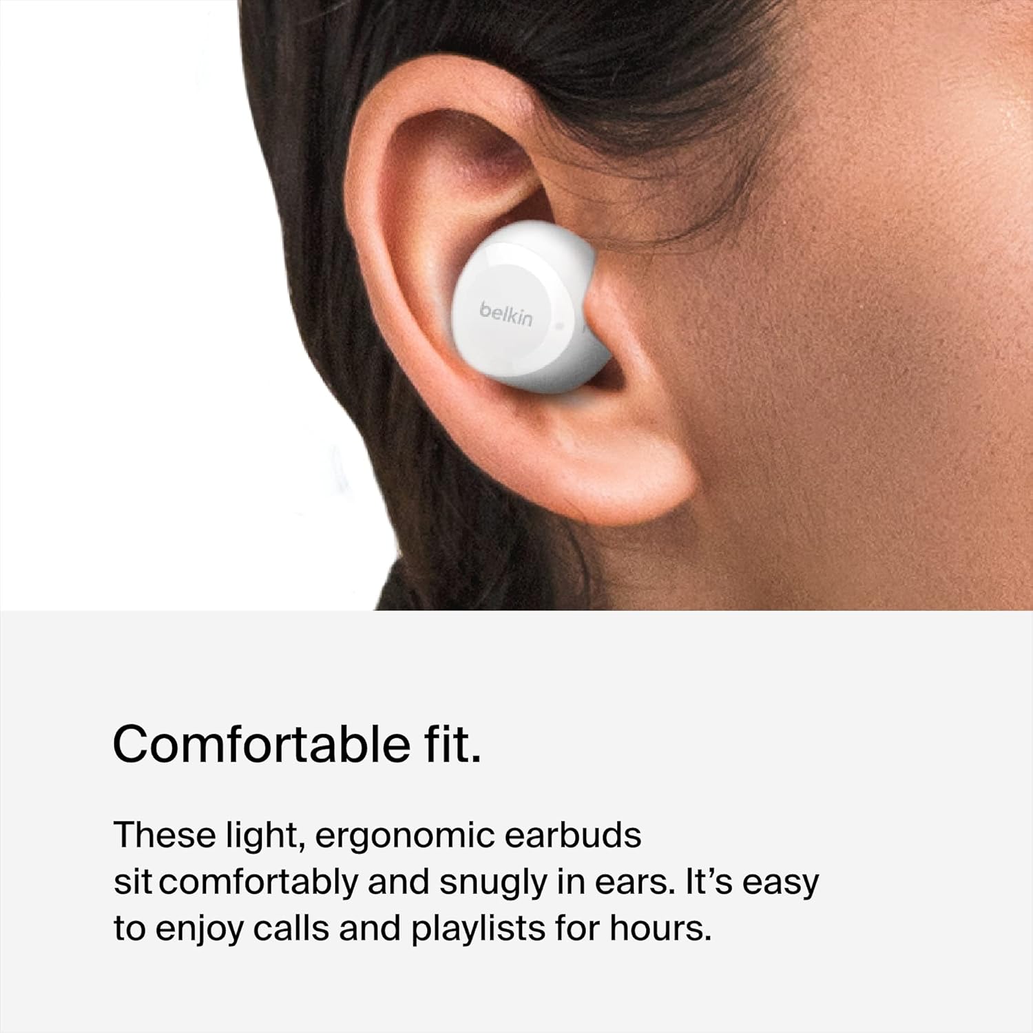 BELKIN SOUNDFORM BOLT TRUE WIRELESS EARBUDS WHITE AUC009BTWH thumbnail 11