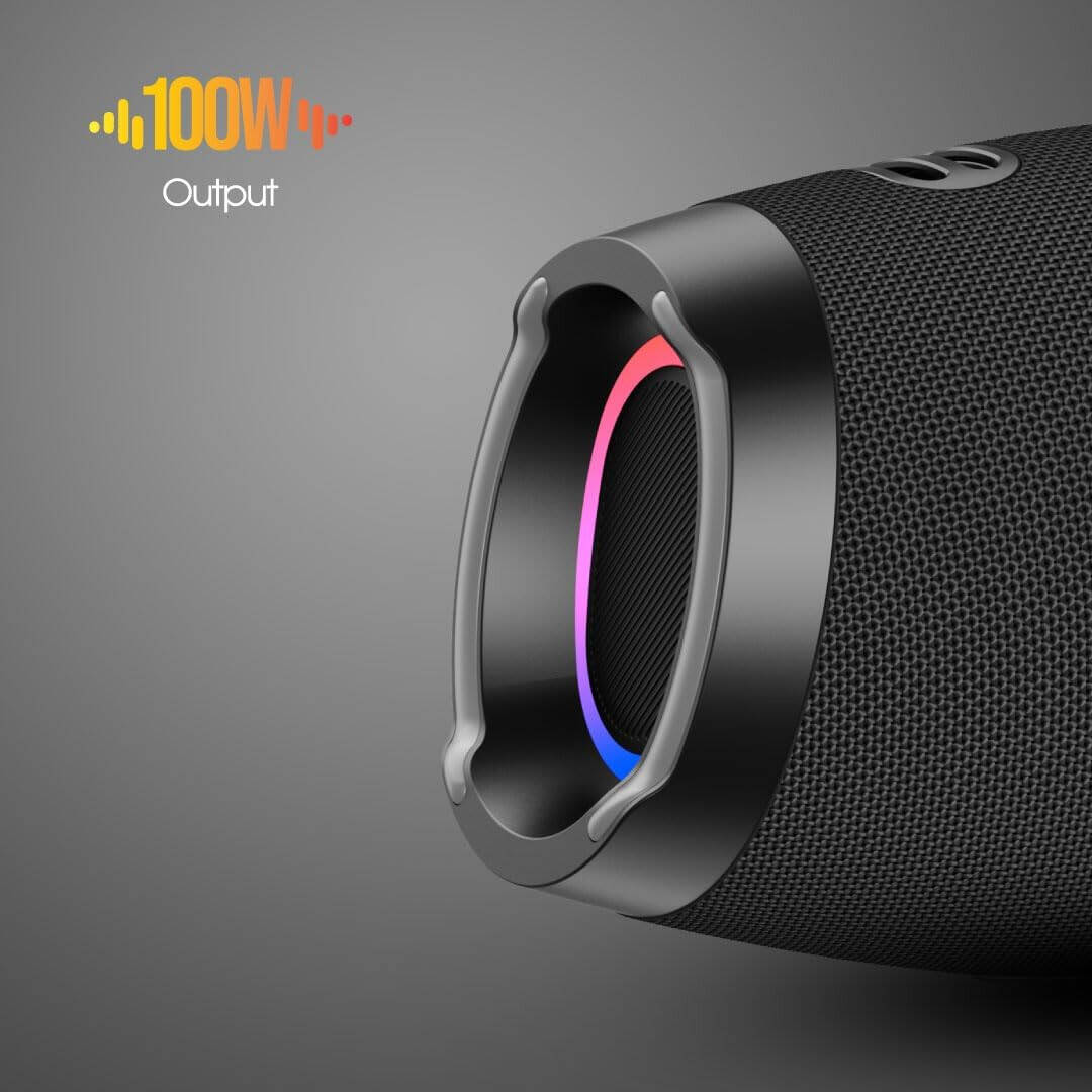 BLUPEBBLE THUNDERSPARK PORTABLE WIRELESS SPEAKER BLACK BP-TNDRSPRK-BK thumbnail 9