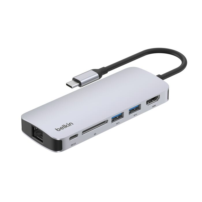 BELKIN USB C 6 IN 1 MULTIPORT ADAPTER UPTO 100W AVC008BTSGY thumbnail 9