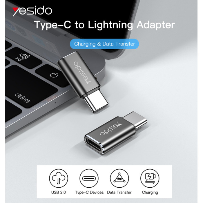 YESIDO USB C OTG ADAPTER BLACK GS28 thumbnail 11
