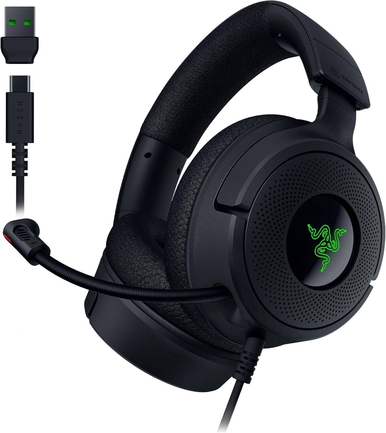 Razer Kraken V4 X Wired Gaming Headset (Black, RZ04-05180100-R3M1) - Comfort and Clear Audio for Gamers thumbnail 19