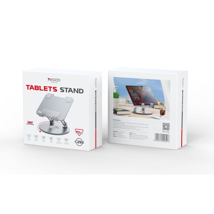 YESIDO 360 DEGREE ROTATING FOLDABLE TABLET DESK STAND C293 thumbnail 6