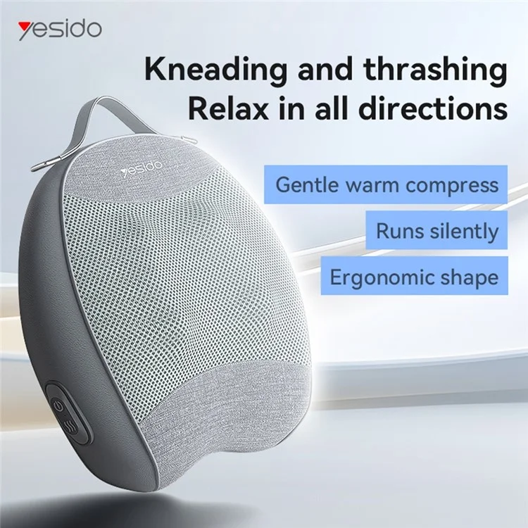 YESIDO RECHARGEABLE BACK MASSAGER HOT COMPRESS ERGONOMIC RELIEVE FATIGUE MASSAGE TOOL MG15 thumbnail 15