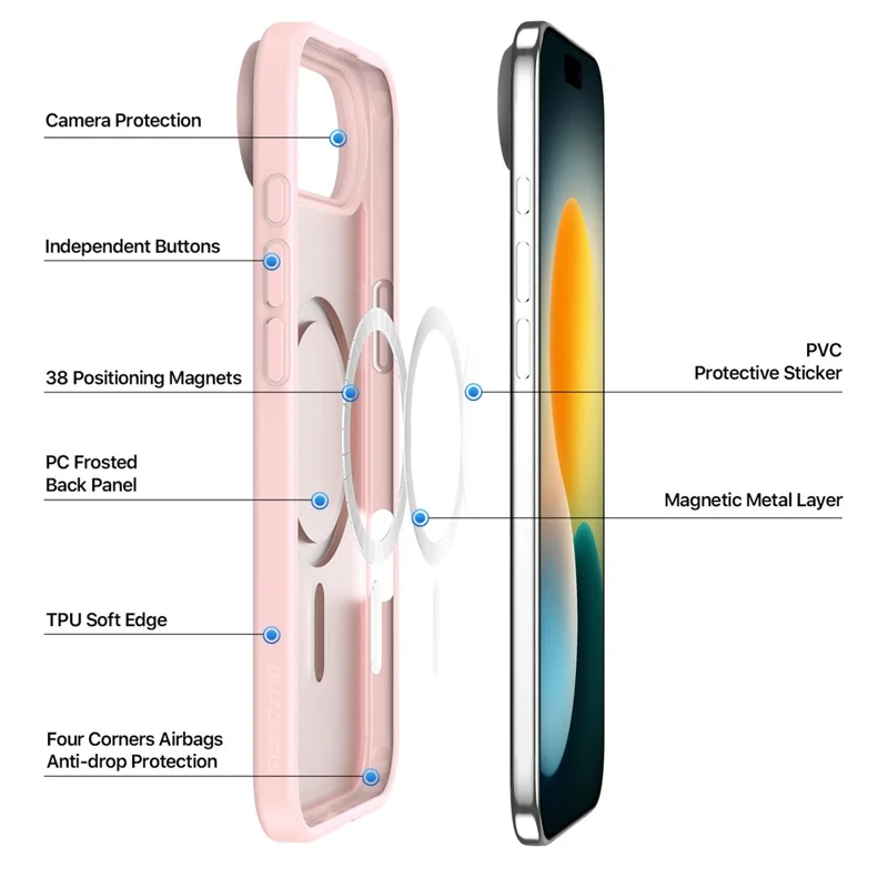 DUX DUCIS IPHONE AIR YIND CASE LIGHT PINK YIND0142 thumbnail 12