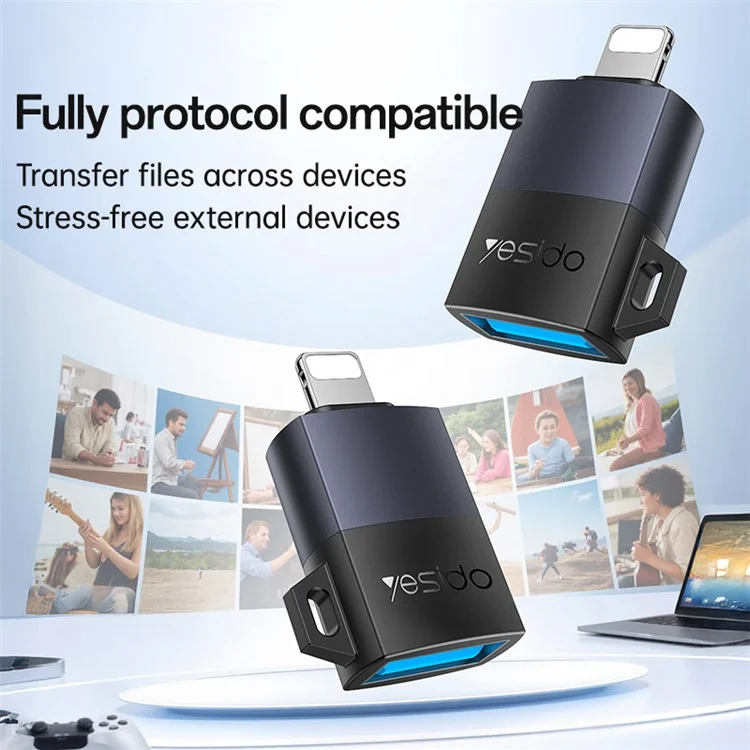 YESIDO OTG ADAPTER BLACK GS32 thumbnail 16